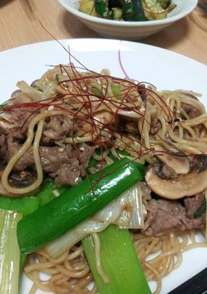柔らかお肉！プルコギ焼きそば-レシピのメイン写真