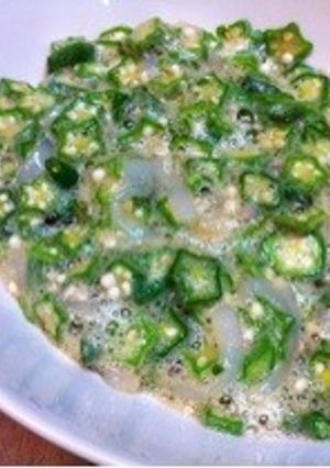 超簡単!10分でできる美味しいイカオクラ-レシピのメイン写真