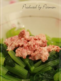 特製焼きたらこマヨの青菜和え-レシピのメイン写真