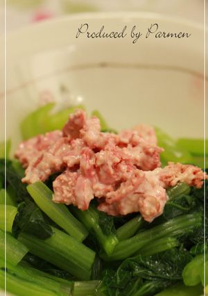 特製焼きたらこマヨの青菜和え-レシピのメイン写真