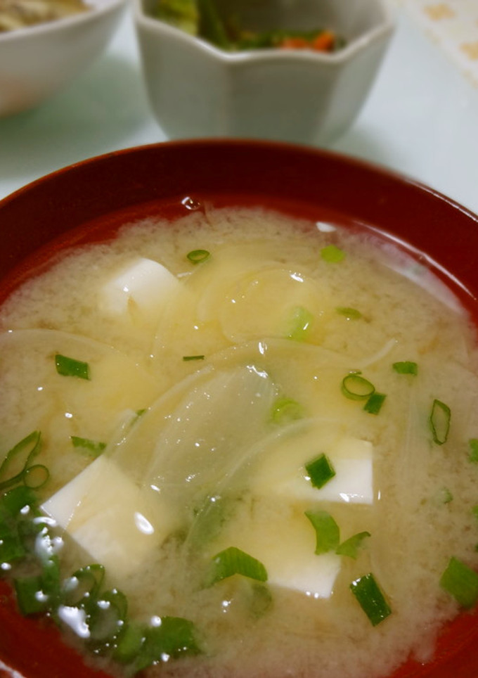 炒め玉ねぎのお味噌汁-レシピのメイン写真