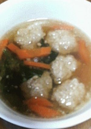 肉だんごのスープ-レシピのメイン写真