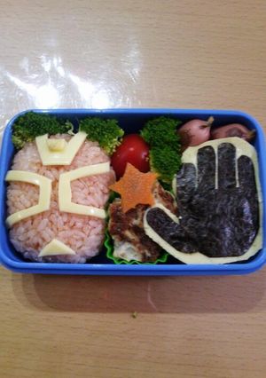 仮面ライダーウィザードのキャラ弁-レシピのメイン写真