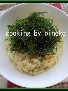 残った素麺で和風カルボナーラ-レシピのメイン写真