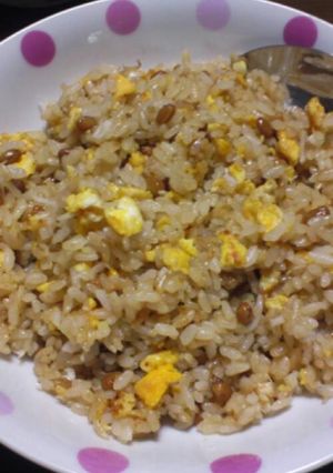 たっぷりしらすと納豆のチャーハン-レシピのメイン写真