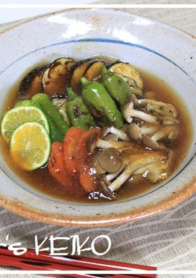 【農家のレシピ】焼き野菜のみぞれあんかけ-レシピのメイン写真