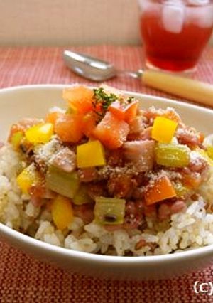 雑穀★美肌サルサ丼-レシピのメイン写真