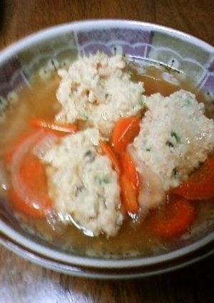 我が家の鶏団子スープ1-レシピのメイン写真