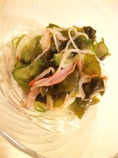 胡瓜とわかめの酢の物-レシピのメイン写真