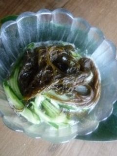 もずくと胡瓜の酢の物-レシピのメイン写真