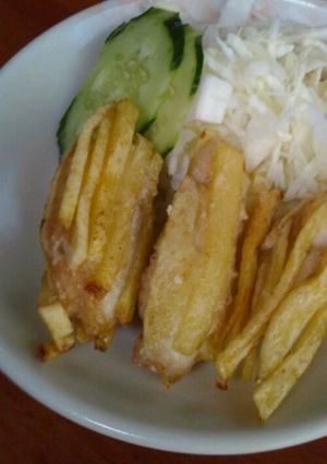 鶏ササミのポテト巻き-レシピのメイン写真