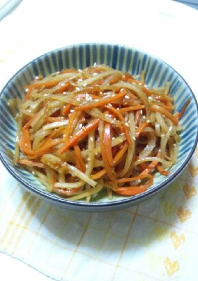 大根の皮とにんじんのきんぴら-レシピのメイン写真