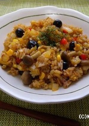 ブルーベリーのドライカレー-レシピのメイン写真