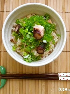 ねぎたっぷりたこ飯-レシピのメイン写真
