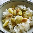 栗と豆の炊き込みご飯