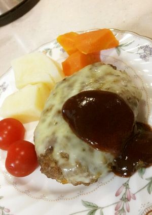 チーズハンバーグ♪-レシピのメイン写真