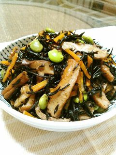 ひじきとさつま揚げの煮物-レシピのメイン写真