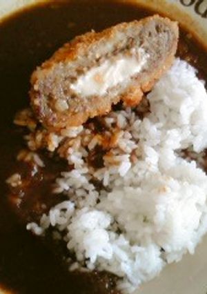 カレーはすき家☆チーズメンチカツカレー♪-レシピのメイン写真