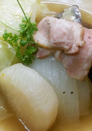 厚切りベーコンのポトフ-レシピのメイン写真