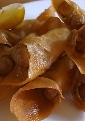 しめじの巻くだけ揚げワンタン-レシピのメイン写真