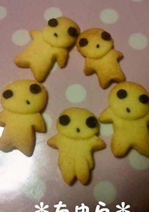 【ジブリ】(もののけ姫)コダマ＊クッキー-レシピのメイン写真
