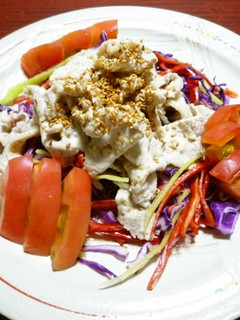あり合わせ野菜の豚マヨサラダ-レシピのメイン写真