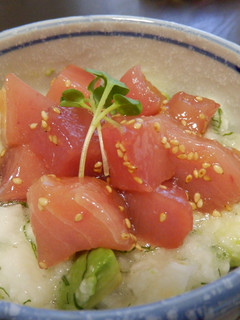 漬けまぐろとアボカドとろろの丼-レシピのメイン写真