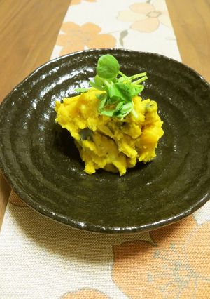 なぜか美味しい＊かぼちゃサラダ-レシピのメイン写真