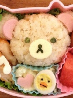 リラックマ弁当-レシピのメイン写真