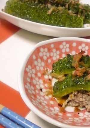 ゴーヤの肉詰め-レシピのメイン写真