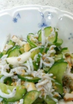 きゅうりと竹輪の酢の物-レシピのメイン写真