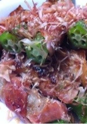 オクラベーコン-レシピのメイン写真