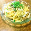 納豆の味噌クリームパスタ(*UωU*)