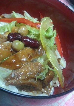 さっぱり鶏のサラダ丼-レシピのメイン写真