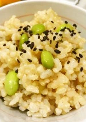玄米の枝豆ごはん-レシピのメイン写真