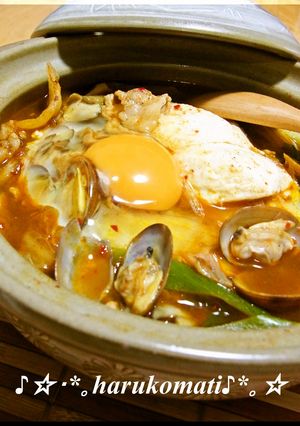 スンドゥブ☆カレーチゲ-レシピのメイン写真