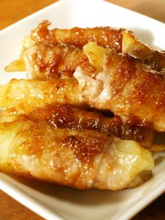 お弁当に♪簡単豚巻ポテト-レシピのメイン写真