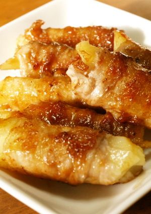 お弁当に♪簡単豚巻ポテト-レシピのメイン写真