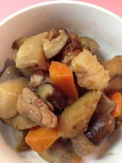田舎風♡いりどり♡煮物♪( ´θ`)ノ-レシピのメイン写真