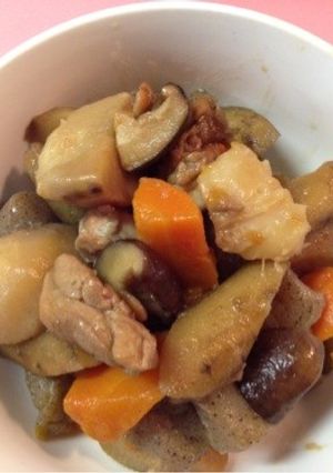 田舎風♡いりどり♡煮物♪( ´θ｀)ノ-レシピのメイン写真