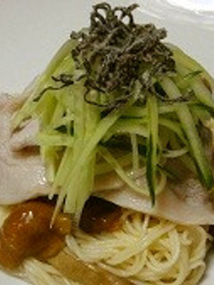 簡単豚しゃぶパスタ-レシピのメイン写真