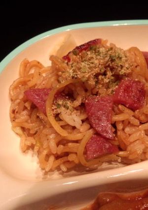 そばめし（富士宮焼きそばの蒸し麺で）-レシピのメイン写真