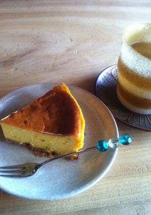 もっちりボトム♪かぼちゃのチーズケーキ-レシピのメイン写真