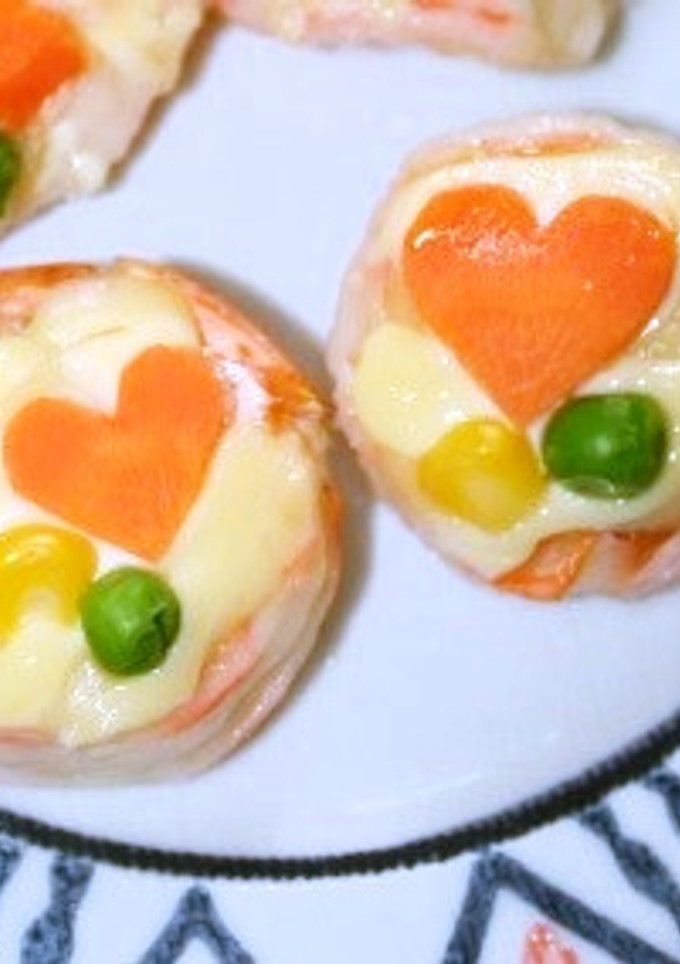 ♥お弁当に♥簡単くるくるエビ焼き♥-レシピのメイン写真