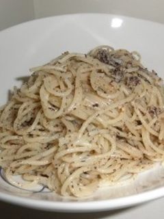 ゆかりとごまのスパゲティ-レシピのメイン写真