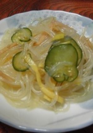 春雨とハムの酢の物-レシピのメイン写真