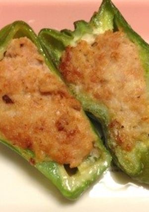ちょっとヘルシー肉詰めピーマン-レシピのメイン写真