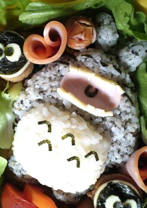 となりのトトロ キャラ弁-レシピのメイン写真