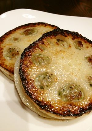 バジルでイタリアーン♥レンコンの挟み焼き-レシピのメイン写真