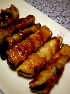 なすを豚バラでマキマキ照り焼き-レシピのメイン写真